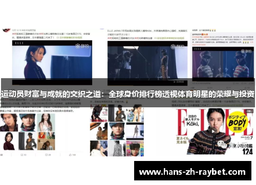 运动员财富与成就的交织之道：全球身价排行榜透视体育明星的荣耀与投资